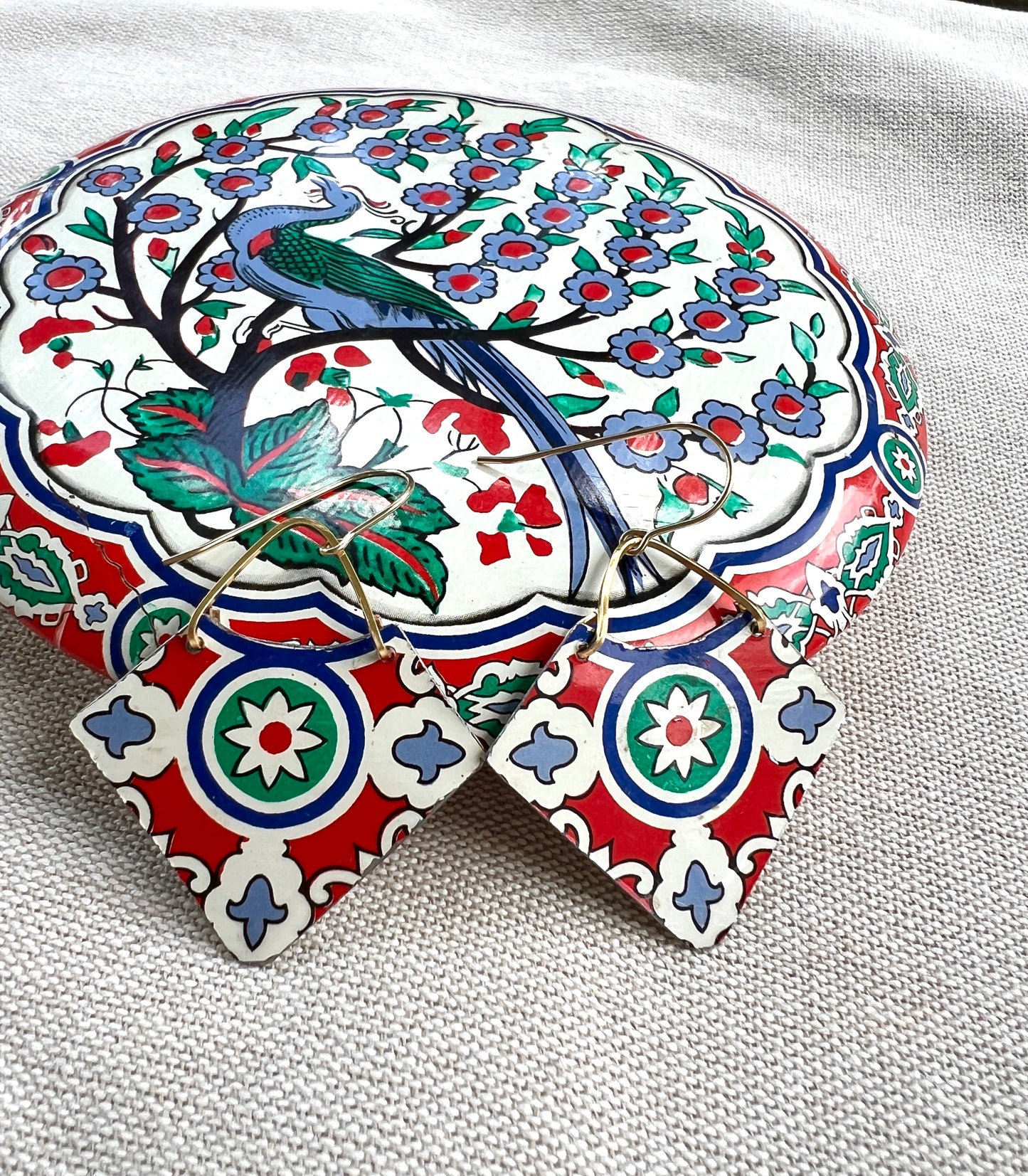 St. Augustine Collection - Cutout Tile Earrings