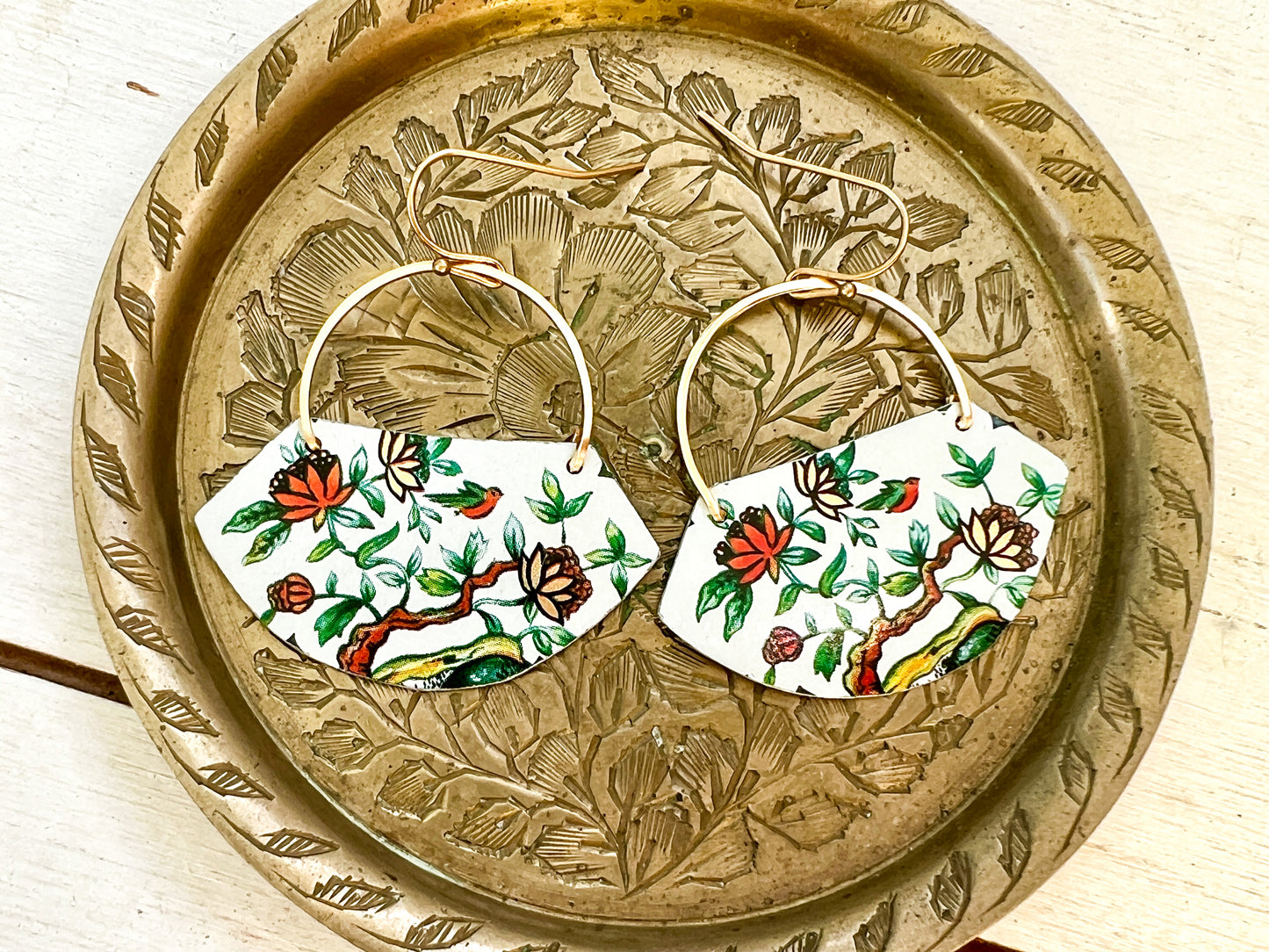 Spring Splendor Collection - Fan Earrings