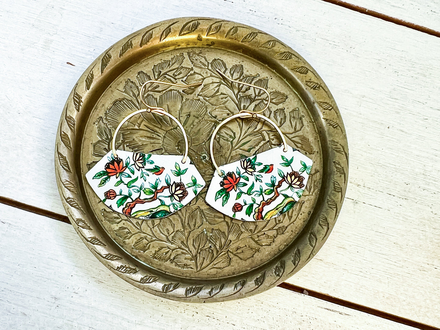 Spring Splendor Collection - Fan Earrings