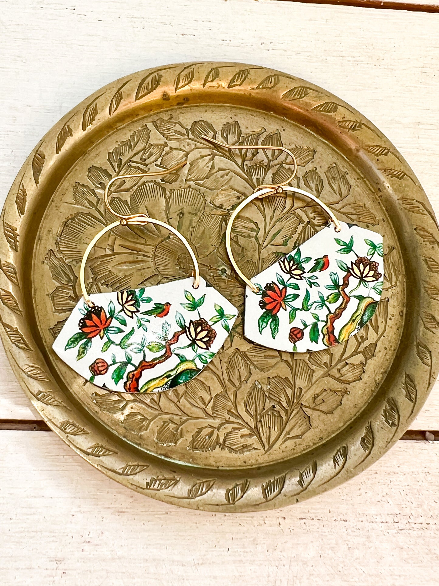 Spring Splendor Collection - Fan Earrings