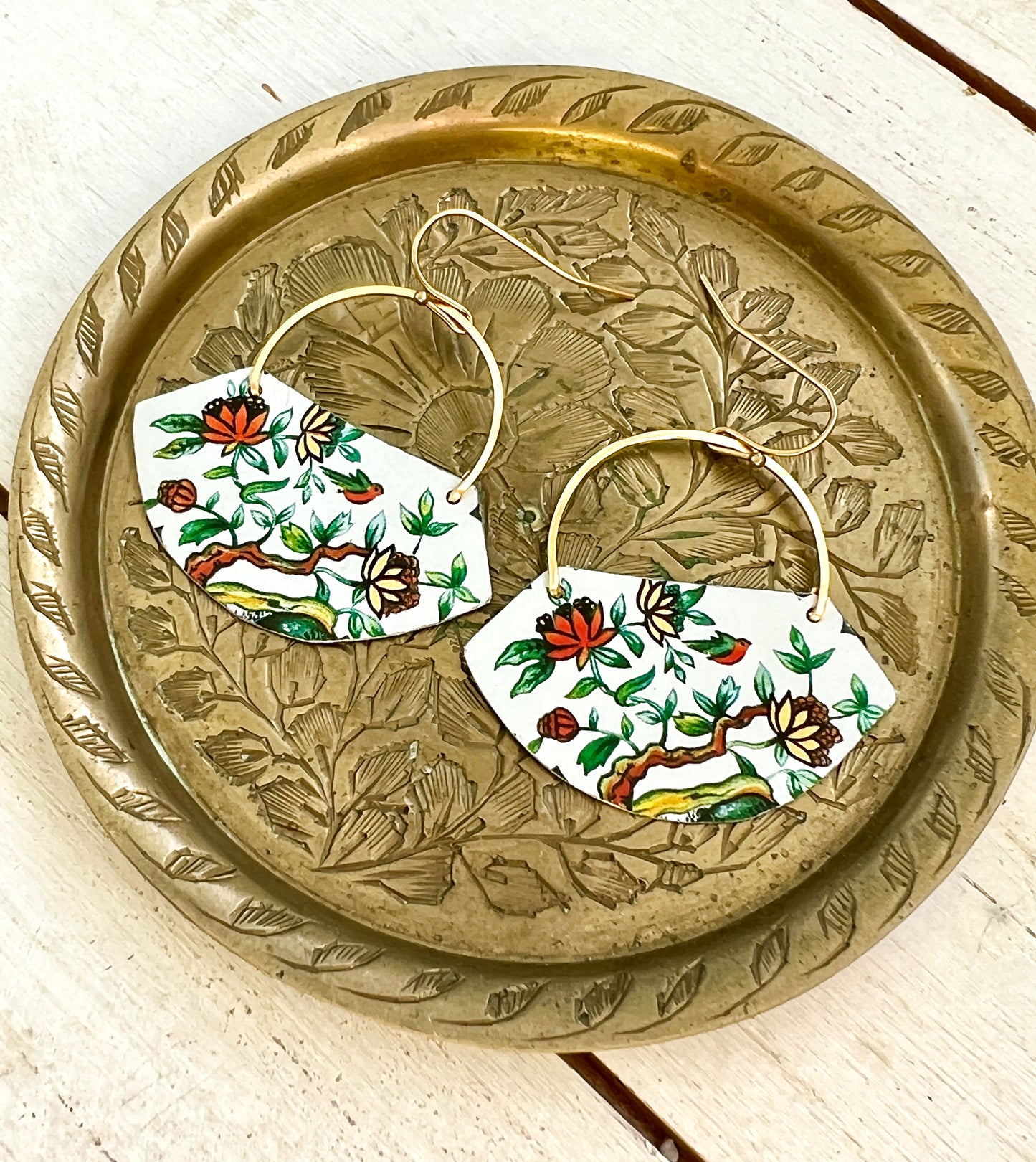 Spring Splendor Collection - Fan Earrings