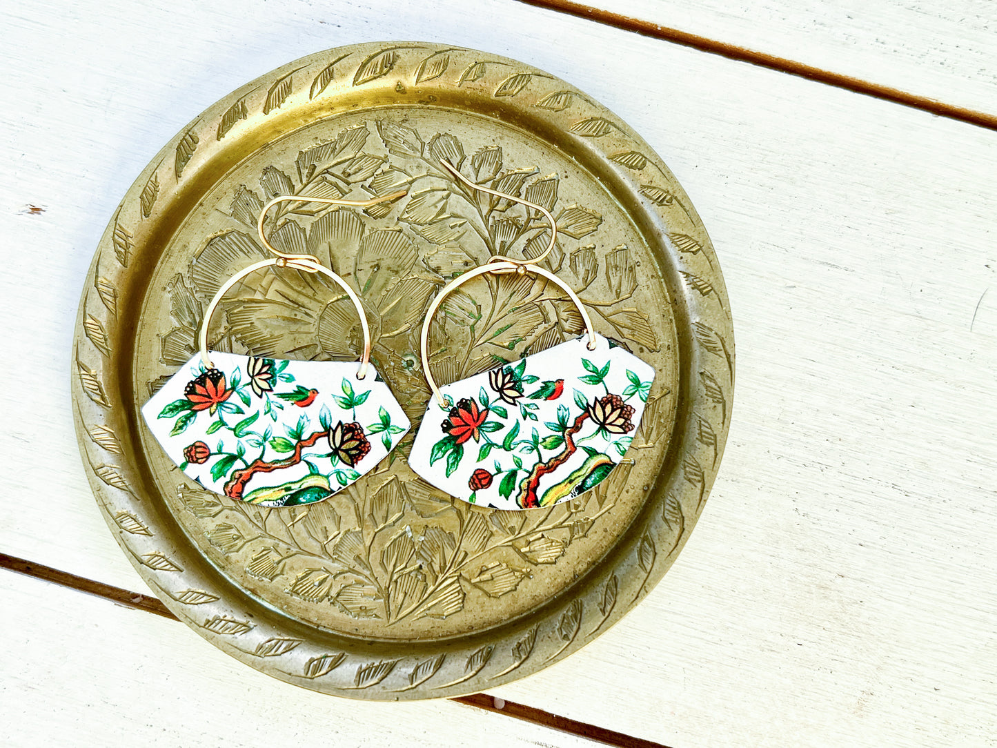 Spring Splendor Collection - Fan Earrings