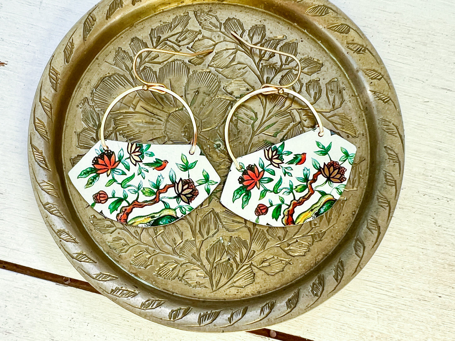 Spring Splendor Collection - Fan Earrings