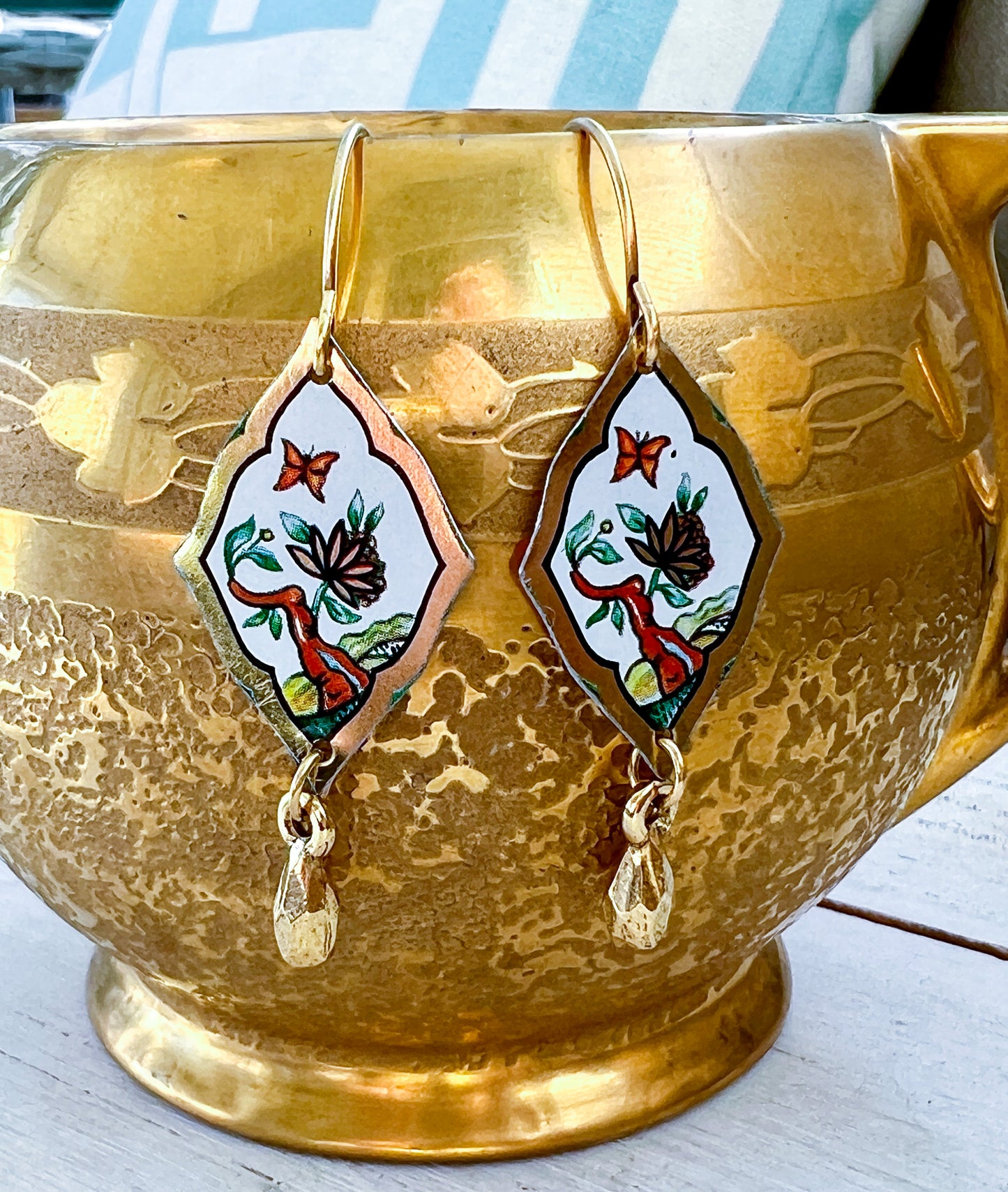 Spring Splendor Diamond Drop Earrings