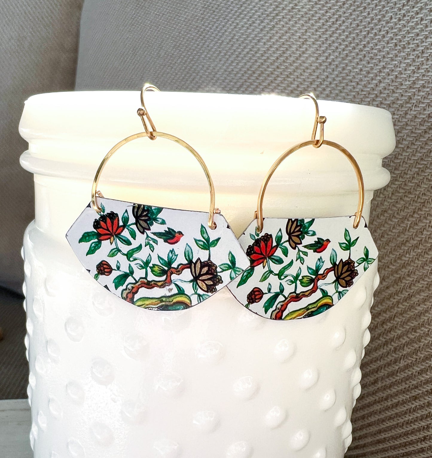 Spring Splendor Collection - Fan Earrings