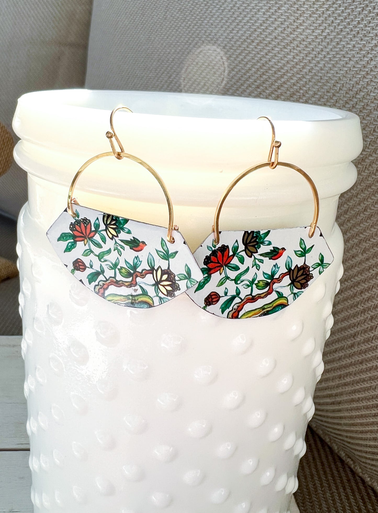 Spring Splendor Collection - Fan Earrings