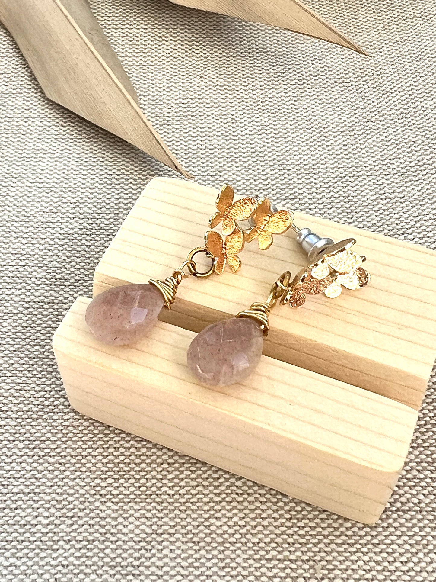 Butterfly Cluster Earrings