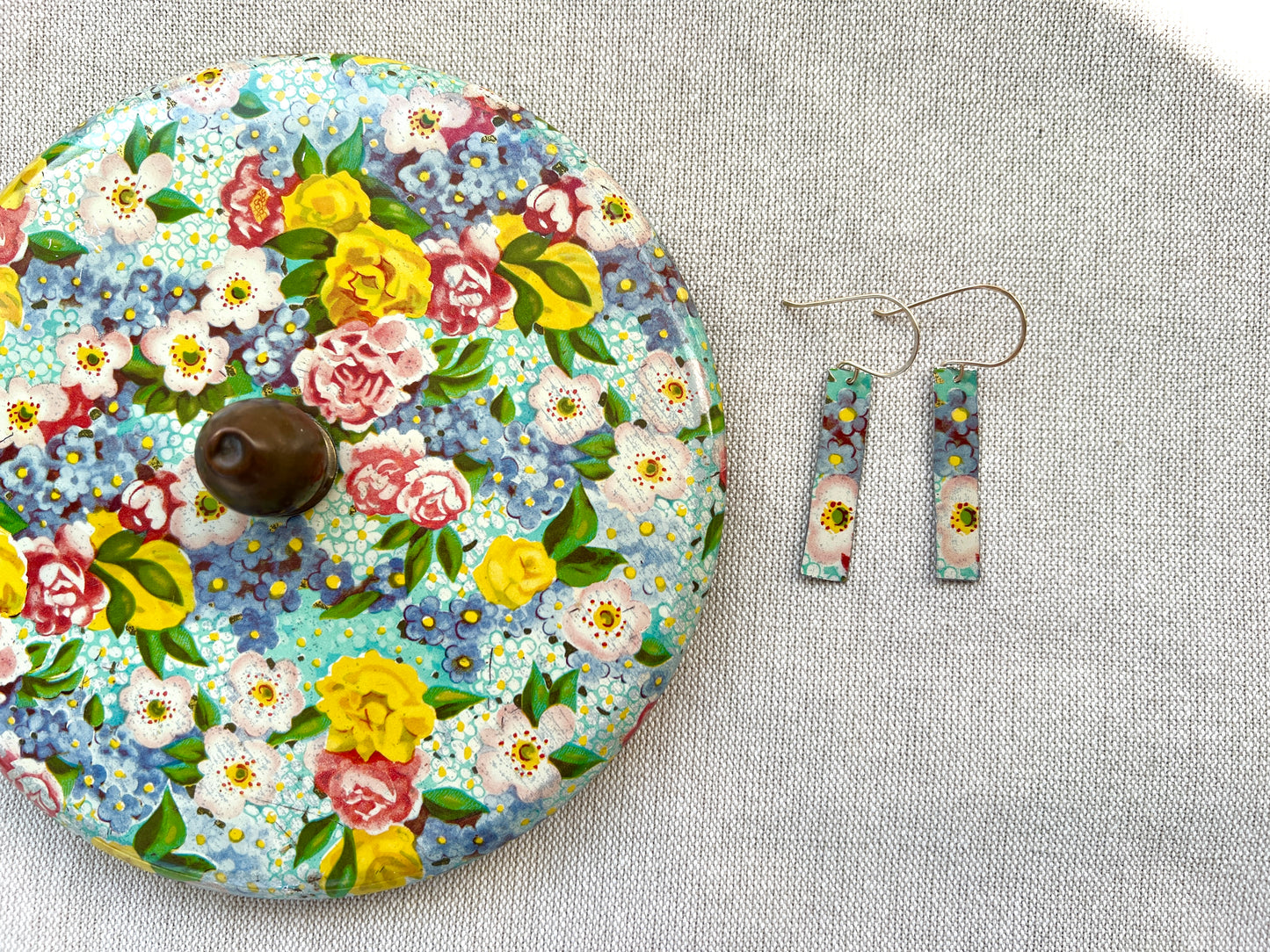 Cottage Garden Bar Earrings