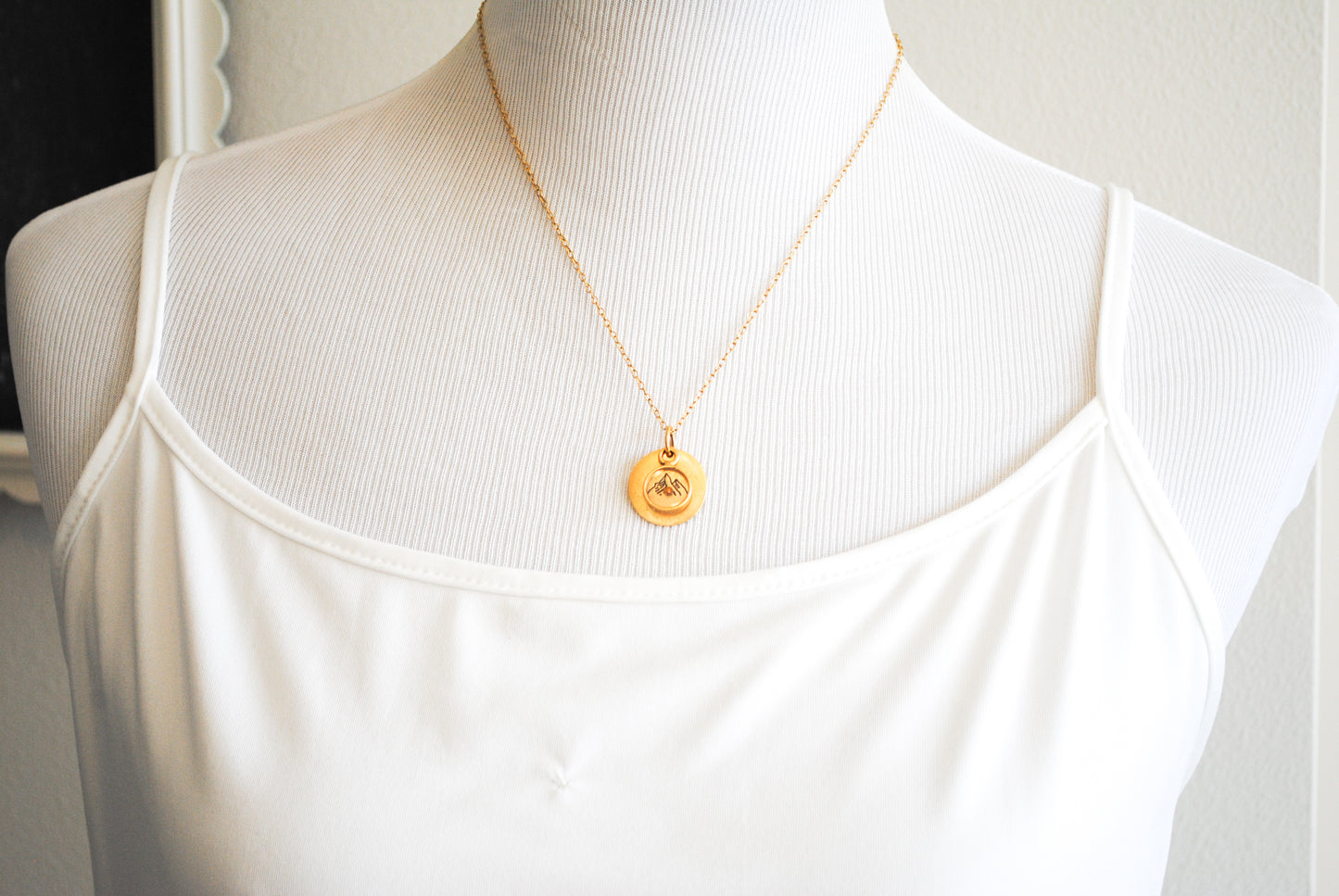 Faith can move mountains - Faith Necklace - Mountain Necklace, Mustard Seed Necklace, Christian Jewelry, Baptism, Confirmation