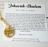 Jehovah Shalom Necklace - The Lord is Peace