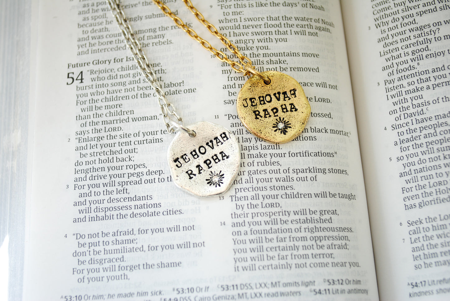 Jehovah Rapha Necklace - The God Who Heals