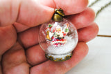 Vintage Santa Snow Globe Large