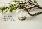 Mini Santa Snow Globe Necklace