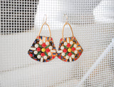 Fiesta Collection Round Trapezoid Earrings