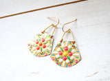 Fiesta Collection Round Trapezoid Earrings