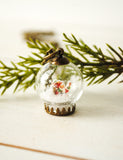 Mini Santa Snow Globe Necklace