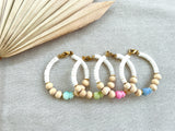 Pineapple Memory Wire Bracelets