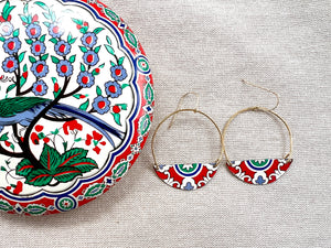 St. Augustine Collection - Large Hoop Earrings