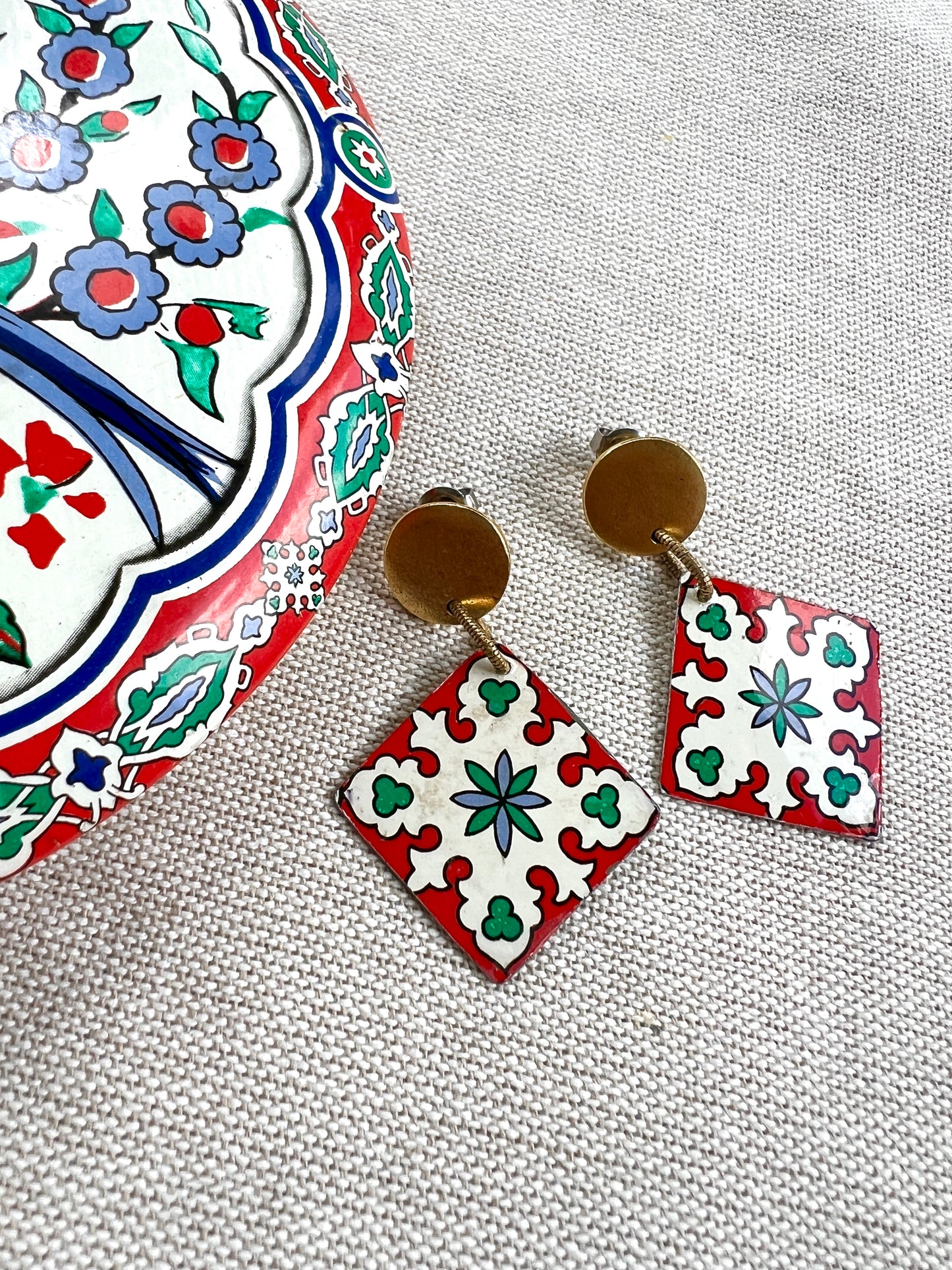 St. Augustine Collection - Tile Earrings