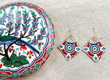 St. Augustine Collection - Cutout Tile Earrings