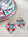 St. Augustine Collection - Cutout Tile Earrings