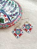 St. Augustine Collection - Cutout Tile Earrings