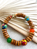 Colorful Fair Trade Glass Bead Bracelet