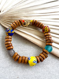 Colorful Fair Trade Glass Bead Bracelet