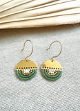 Half Circle Handwoven Earrings