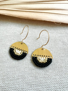 Half Circle Handwoven Earrings