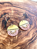 Half Circle Handwoven Earrings