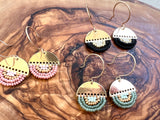 Half Circle Handwoven Earrings