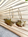 Ginkgo Drop Earrings