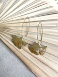 Ginkgo Drop Earrings