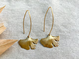 Ginkgo Drop Earrings