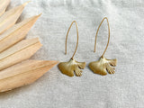 Ginkgo Drop Earrings