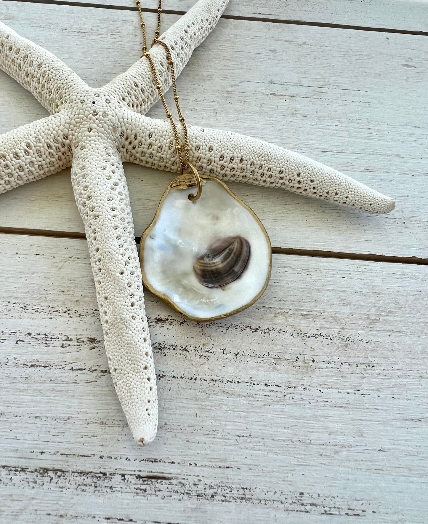 Oyster Shell Necklace