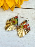 August Blooms Collection - Rhombus Earrings