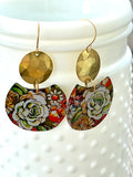 August Blooms Collection - Round Earrings