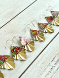 August Blooms Collection - Rhombus Earrings