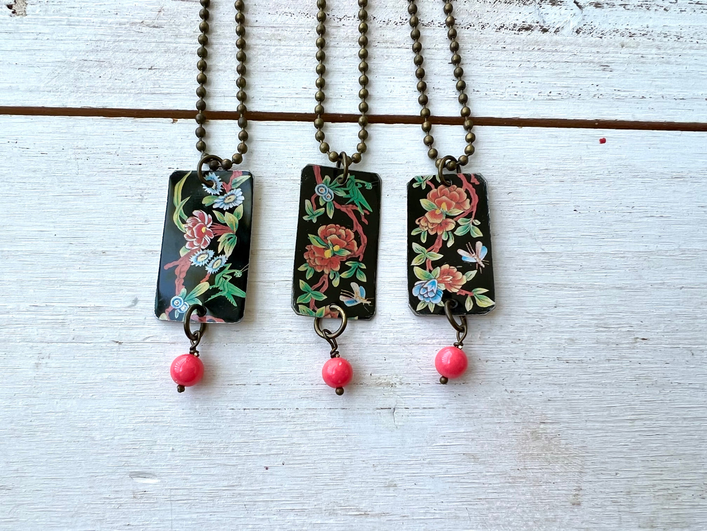 Asian Floral Necklace