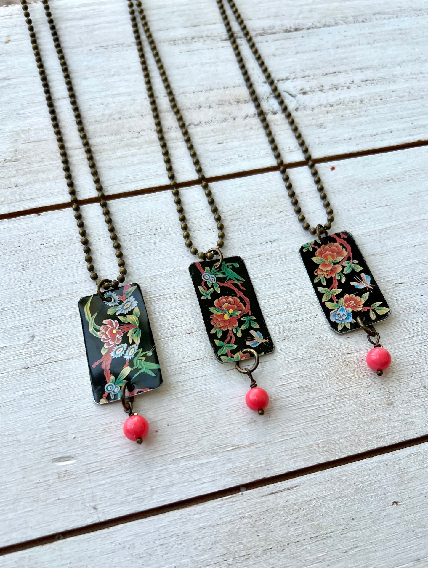 Asian Floral Necklace