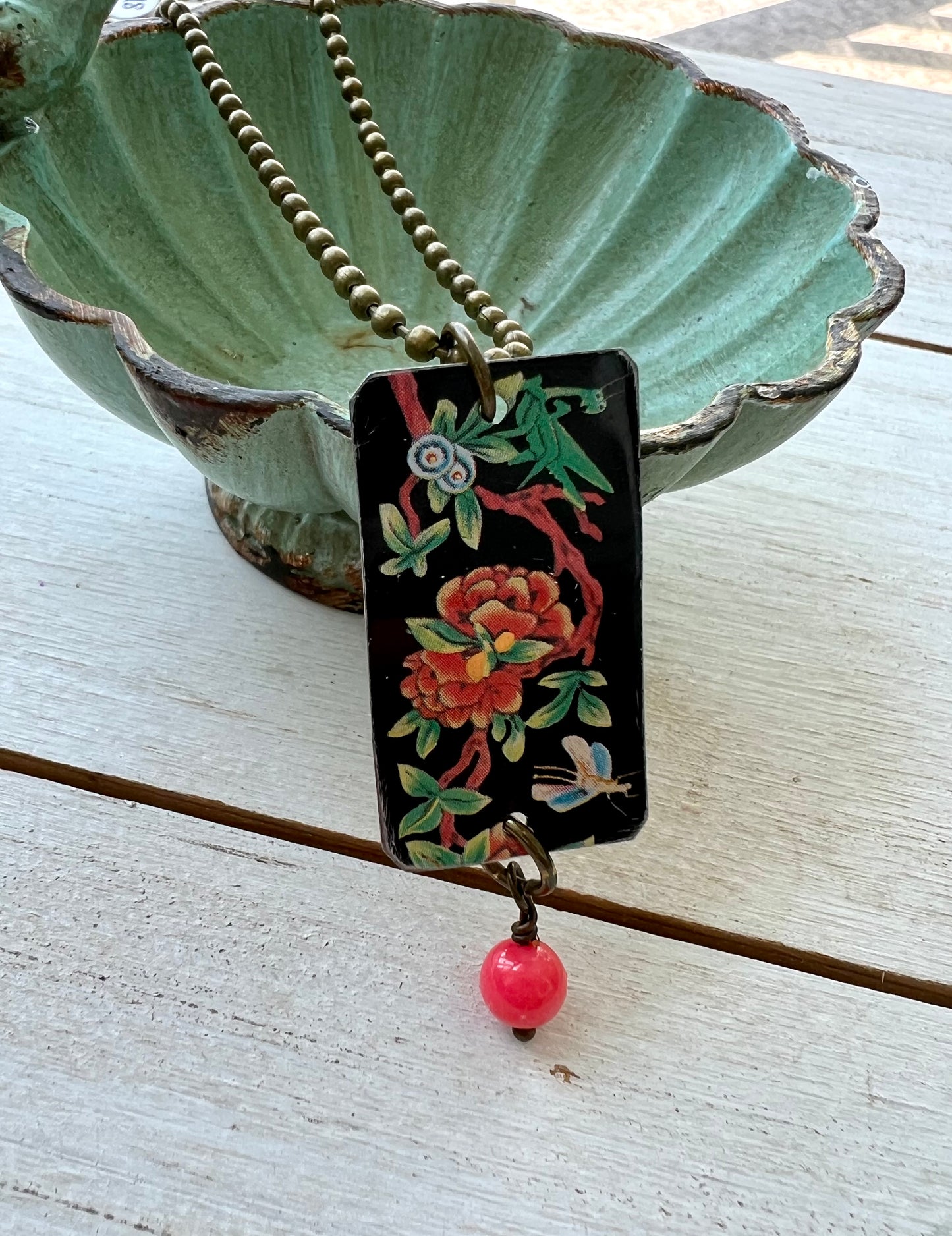 Asian Floral Necklace