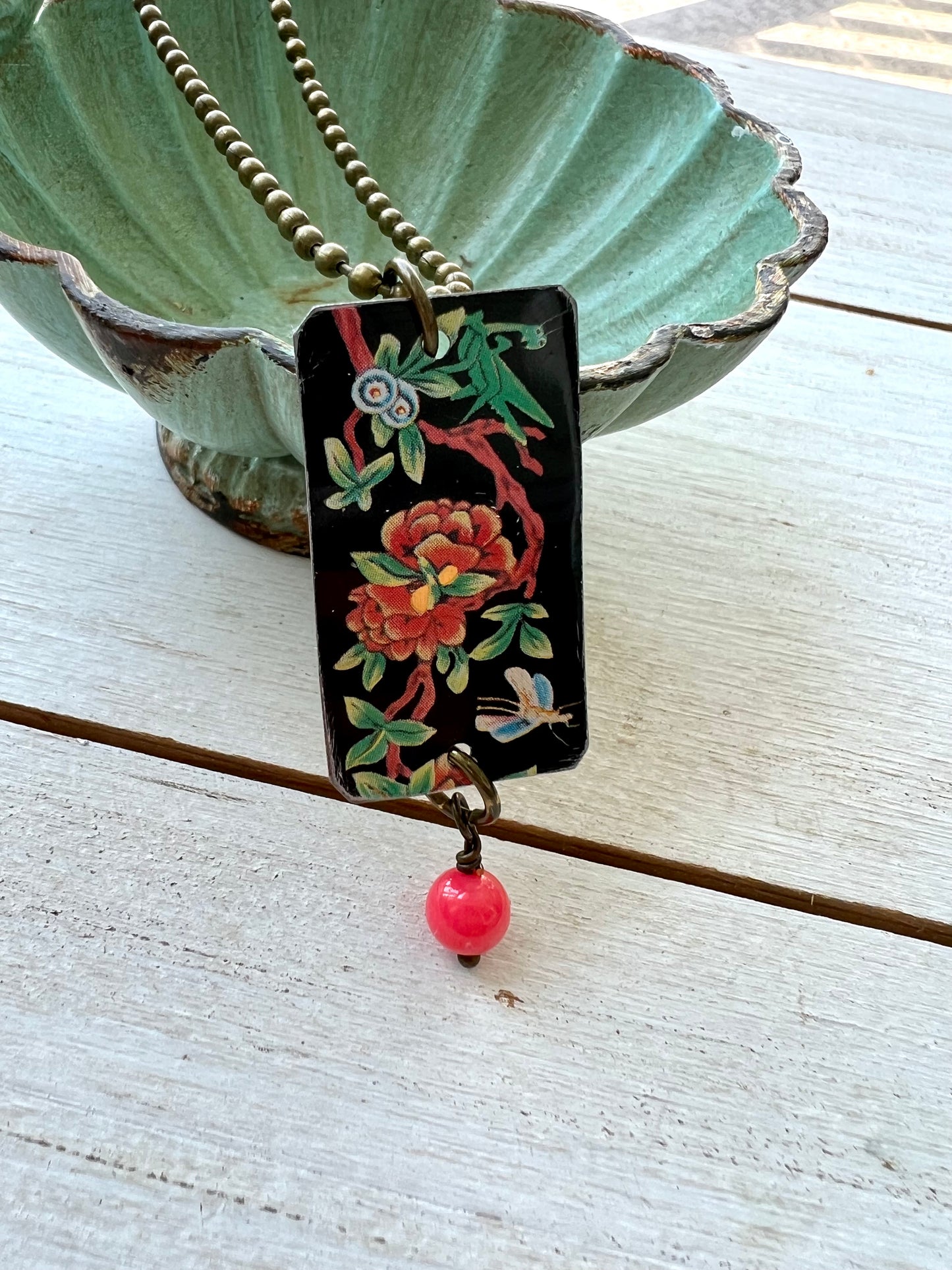 Asian Floral Necklace