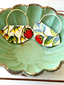 Strawberry Fields Collection - Fan Earrings