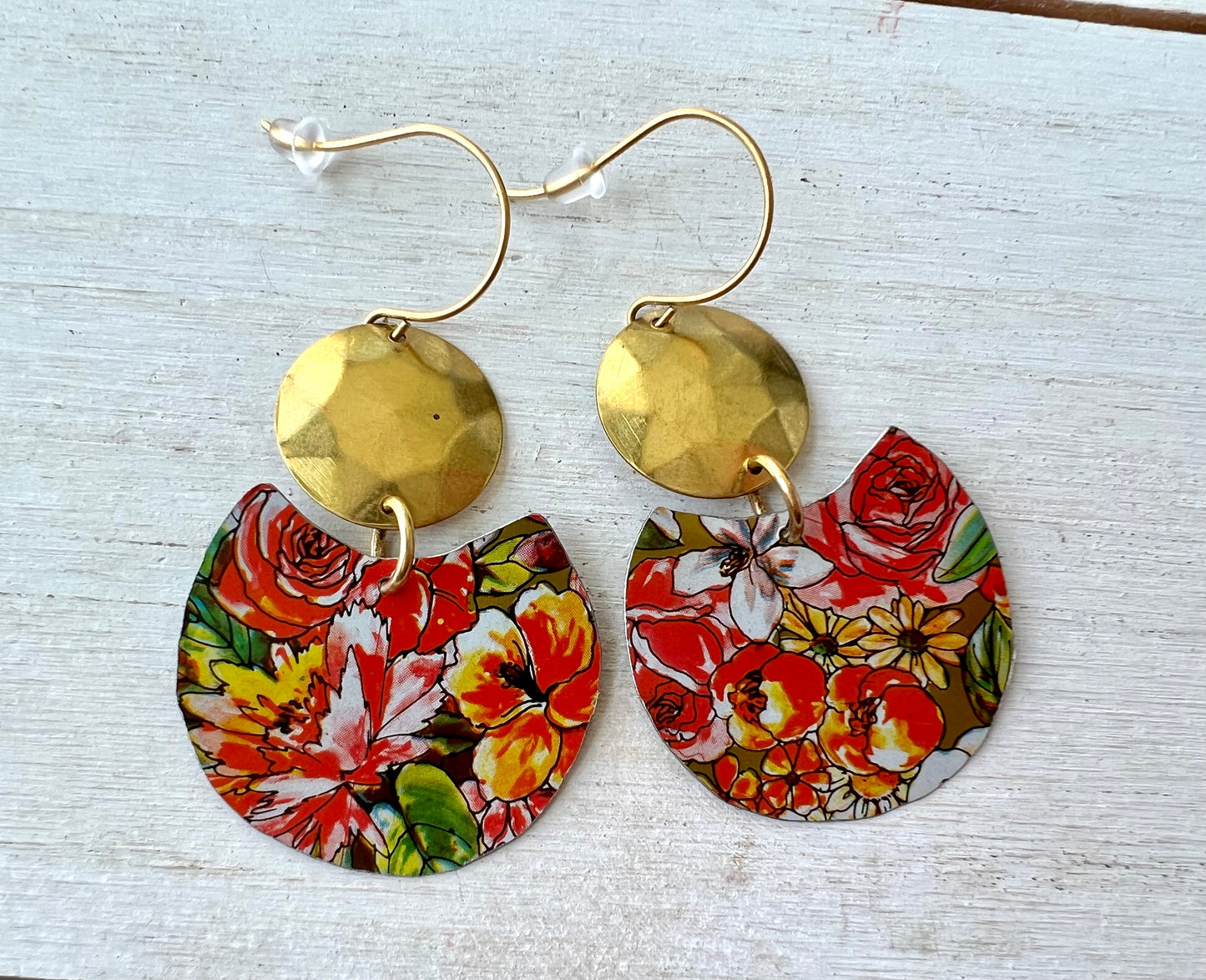 August Blooms Collection - Round Earrings