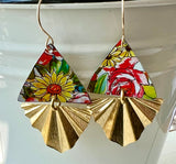 August Blooms Collection - Rhombus Earrings