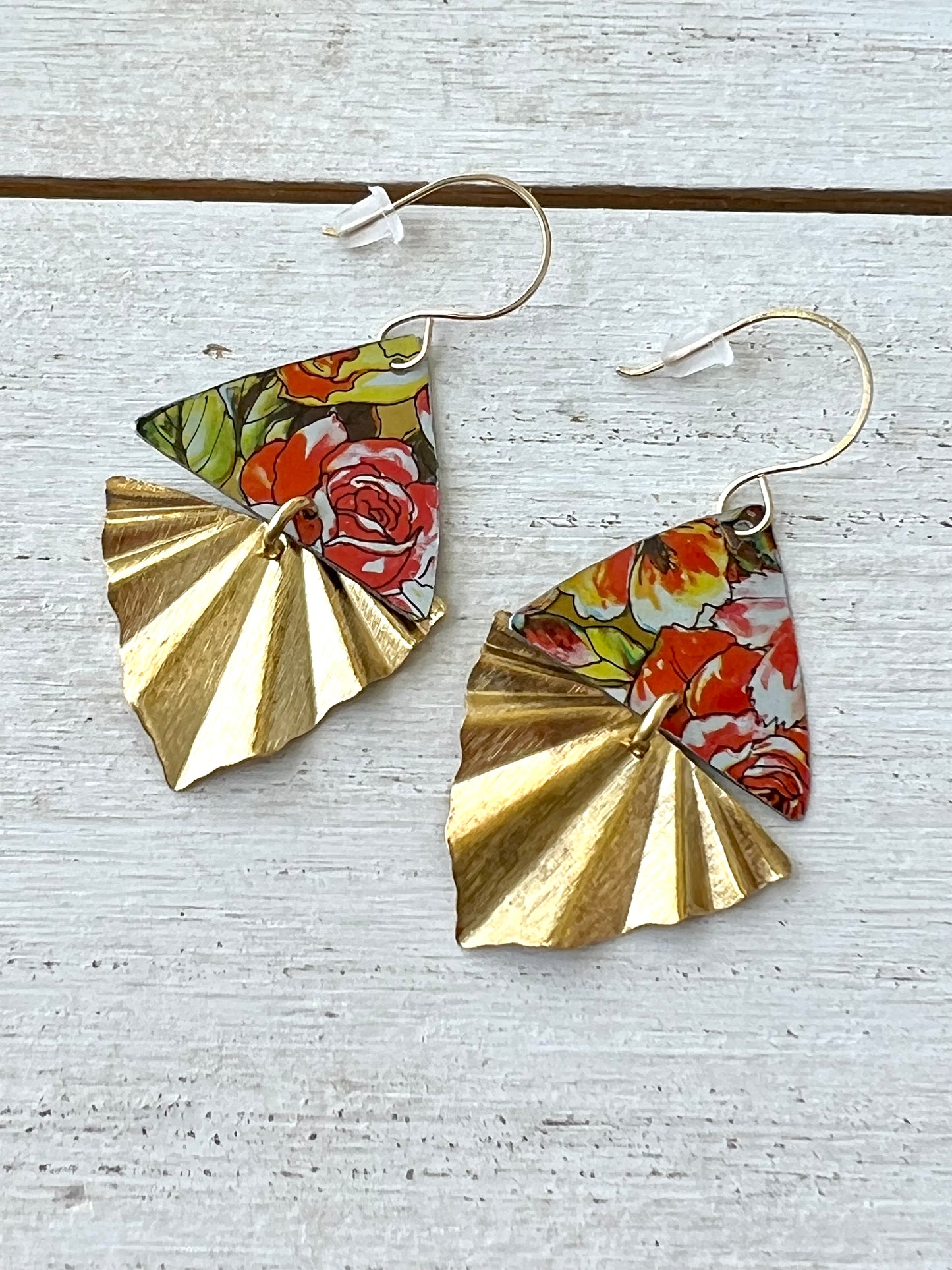 August Blooms Collection - Rhombus Earrings