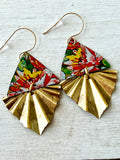 August Blooms Collection - Rhombus Earrings