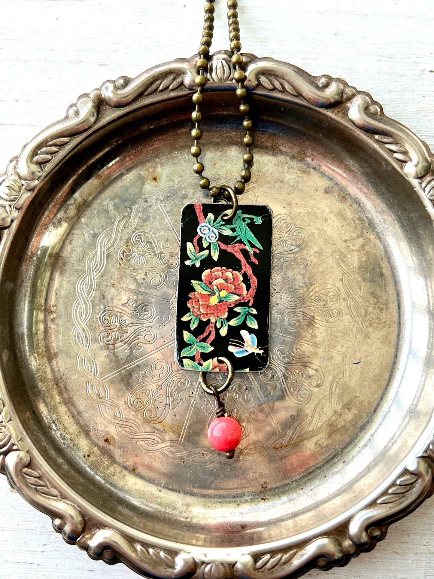 Asian Floral Necklace